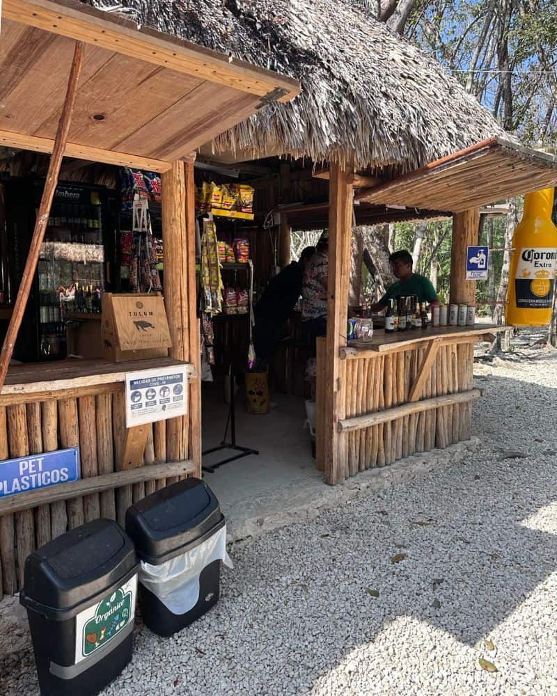 cenote calavera snack bar