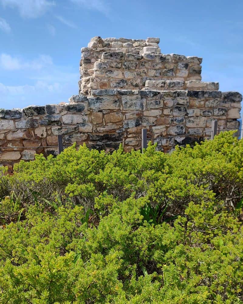 temple of ixchel ruins isla mujeres mexico